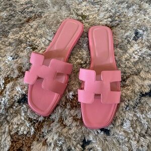 Hermes Oran sandals size 39